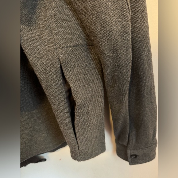 Vince Gray Twill Over Shirt Chore Jacket - M - Medium - Picture 3 of 9